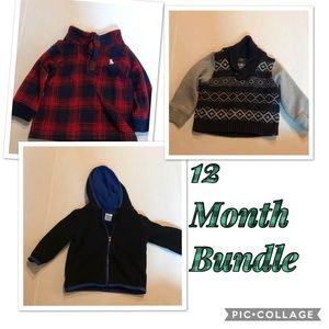 12 Month boy jacket bundle!